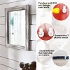 Aoibox Rustic Wood Framed Wall Mirror, Rectangle Decorative Hanging Mirror for Bedroom Bathroom Living Room Entryway Farmhouse - 3 of 4