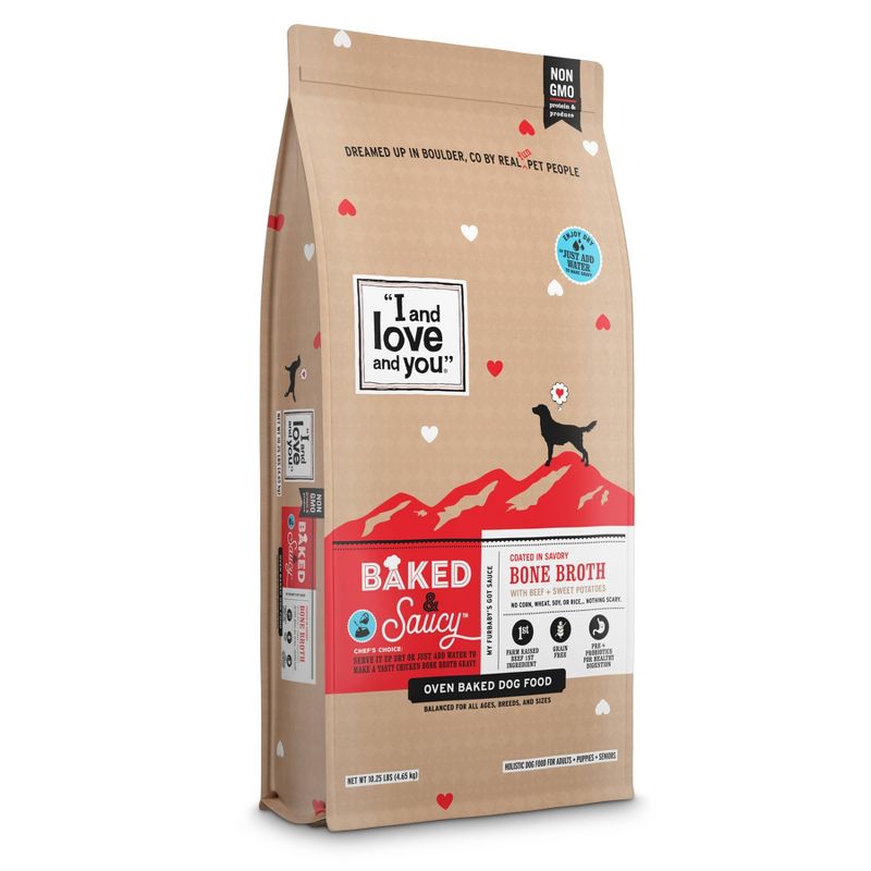 I and Love and You Baked & Saucy Grain Free with Beef & Sweet Potatoes Holistic Dry Dog Food, 4 of 5
