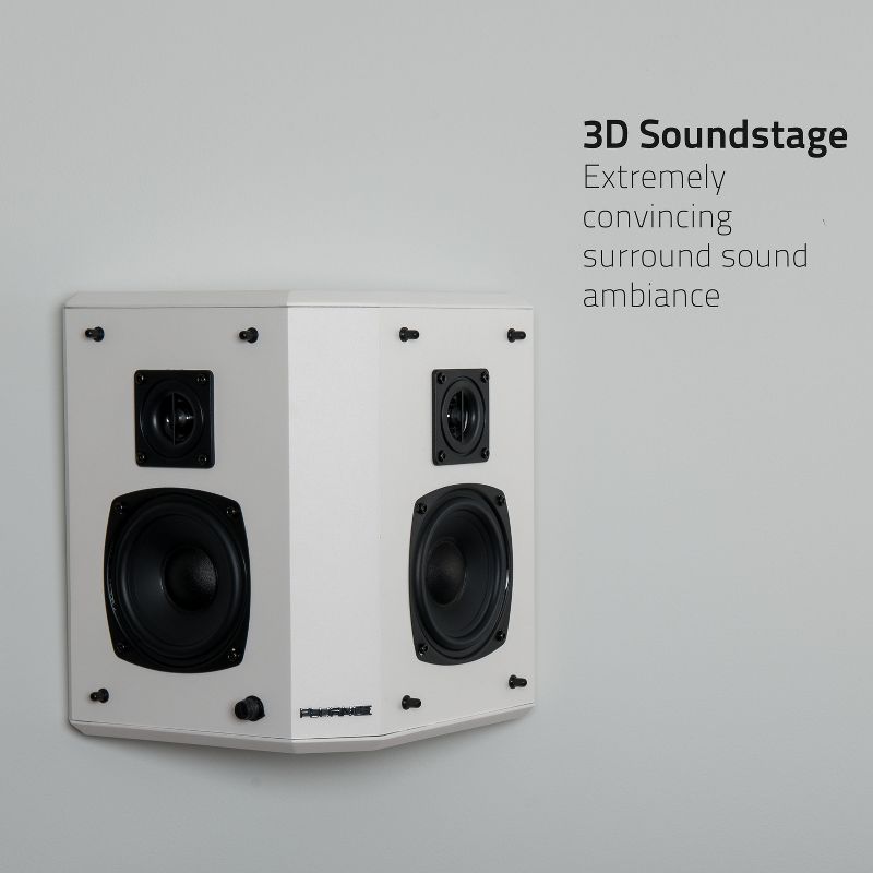 Fluance Elite High Definition 2-Way Bipolar Surround Speakers for Wide Dispersion Surround Sound, 4 of 9