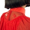 Beetlejuice Lydia Deetz Wedding Gown Women's Red Cosplay Dress - 2 of 4