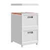 Anybear Portable Plastic File Cabinet with wheels for Home or Office, White - 3 of 4
