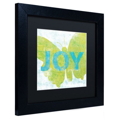 Trademark Fine Art -Sue Schlabach 'Letterpress Joy' Matted Framed Art