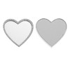 Unique Bargains Rhinestone Heart Mirror Phone Case Decoration 1 Pc - 4 of 4
