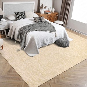 Washable Kitchen Modern Abstract Runner Rug,Non Slip Soft Low Pile Indoor Floor for Dining Room Office Entrywa - 1 of 4