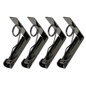 Unique Bargains Stainless Steel Windproof Anti-Rust Tablecloth Clips 2.87" x 2.36" - 1 of 4