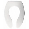 Bemis  Toilet Seat,Elongated Bowl,Open Front 3155SSC - 2 of 3