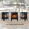 NicBex 15 Inch Freestanding Electric Fireplace 1400W Infrared Fireplace Stove with 3D Flame Effect/Mechanical Buttons,Easy to Use,Black - 4 of 4