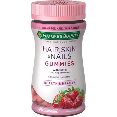 Optimal Solutions Hair, Skin & Nails Gummies - 40ct