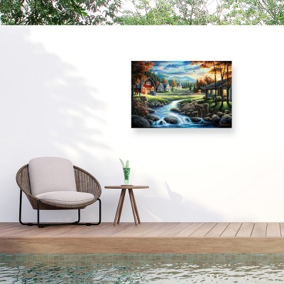 Trademark Fine Art - Chuck Black Country Living Matted Framed Art