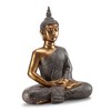 SPI Home Thoughtful Buddha Garden Sculpture – 24" Tall Resin Meditative Statue, Tranquil Outdoor Decor - 3 of 3