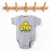 The Juniper Shop SmileyWorld Stay Groovy Baby Short Sleeve Bodysuit - 2 of 4