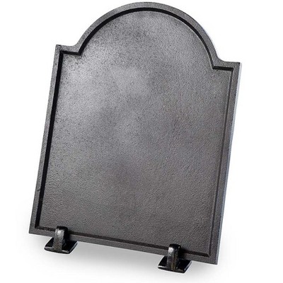 Plow & Hearth - Small Cast Iron Plain Fireplace Fireback