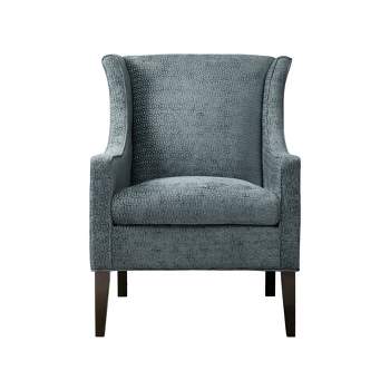 Conway Wing Chair Blue - Madison Park