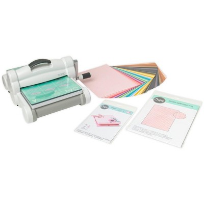 Sizzix Big Shot Plus Starter Kit-White W/Gray