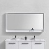 Kube Bath Bosco 60Inch Framed Mirror With Shelve - Gloss White Finish - 2 of 2