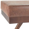 NicBex Modern Mid-Century Tufted Button Ottoman Bench with Wooden Legs,Upholstered Shoe Bench for Living Room,Bedroom,Entryway - 4 of 4