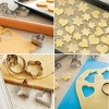 Aoibox 30Pcs Mini Cookie Cutter Set with Box, Small Stainless Steel Fruit Veggie Tiny Polymer Clay Cutters for Kids, Geometric Set - 3 of 4