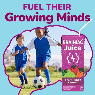 Brainiac Kids Super Fruit Punch Juice Drink 8 pk/6.75 fl oz Boxes