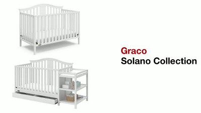 Graco Solano 5 in 1 Convertible Crib And Changer With Drawer Target