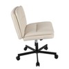 NicBex Office Chair with Adjustable Height Modern 360� Swivel Tiltable Leather Computer Chair without Wheels for Office, Study, Bedroom - 4 of 4