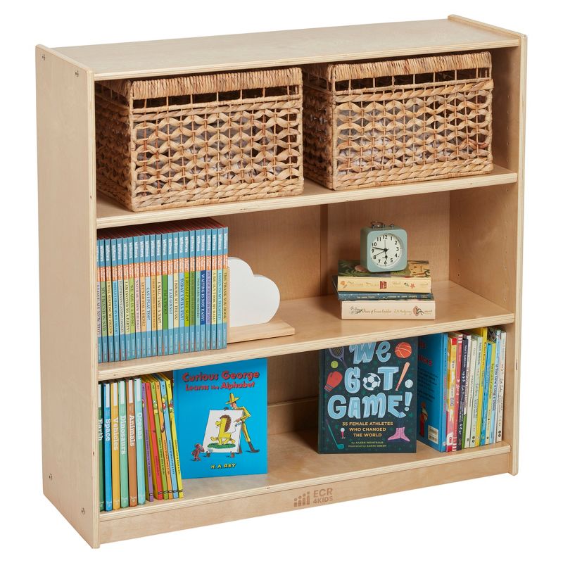 ECR4Kids Classic Bookcase, 36in, Adjustable Shelves, 4 of 13