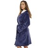 Just Love Womens Velour Solid Robe | Ladies Hooded Bathrobe - 3 of 4