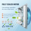 VEVOR 16'' Shutter Exhaust Fan, High-speed 2000 CFM, Aluminum Wall Mount Attic Fan with AC-motor, Ventilation and Cooling for Greenhouses, Silver - 4 of 4