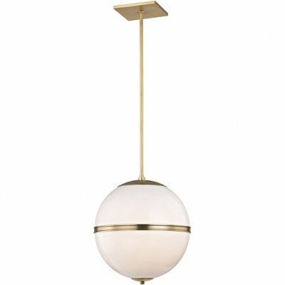 Crystorama Lighting Truax 3 - Light Pendant in  Aged Brass