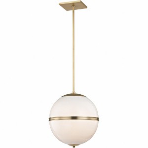Crystorama Lighting Truax 3 - Light Pendant in  Aged Brass - 1 of 4