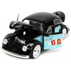 1959 Volkswagen Beetle Black with Graphics "I Love the 50's" Series 1/24 Diecast Model Car by Jada - 2 of 4