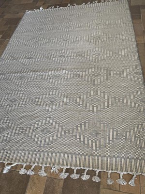 Braided Outdoor Rug With Fringe Neutral/ivory - Threshold™ Designed With  Studio Mcgee : Target