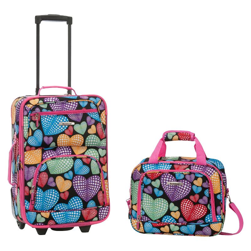 Rockland Rio 2pc Softside Carry On Luggage Set, 1 of 8