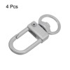 Unique Bargains DIY Craft Key Organization Lobster Claw Lanyard Swivel Clasps 1.3" x 0.51" 4 Pcs - 3 of 4