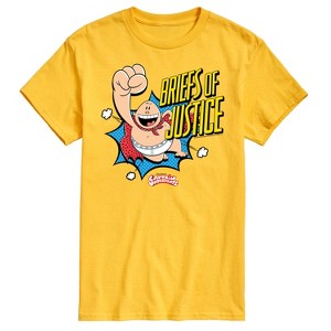 Men's - Captain Underpants - Briefs Of Justice Short Sleeve Graphic T-Shirt - 1 of 4