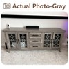 Farmhouse TV Stand with Glass Door for 70 Inch Tv, Mid Century Modern Entertainment Center - 4 of 4
