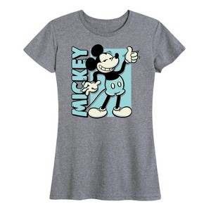 Women's - Disney - Vintage Mickey Short Sleeve Graphic T-Shirt - 1 of 4