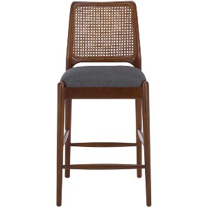 Reinhardt Rattan Counter Stool - BST8800 - Safavieh - 1 of 4