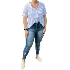 Women's Button-up Top - Miss Sparkling - 1 of 1