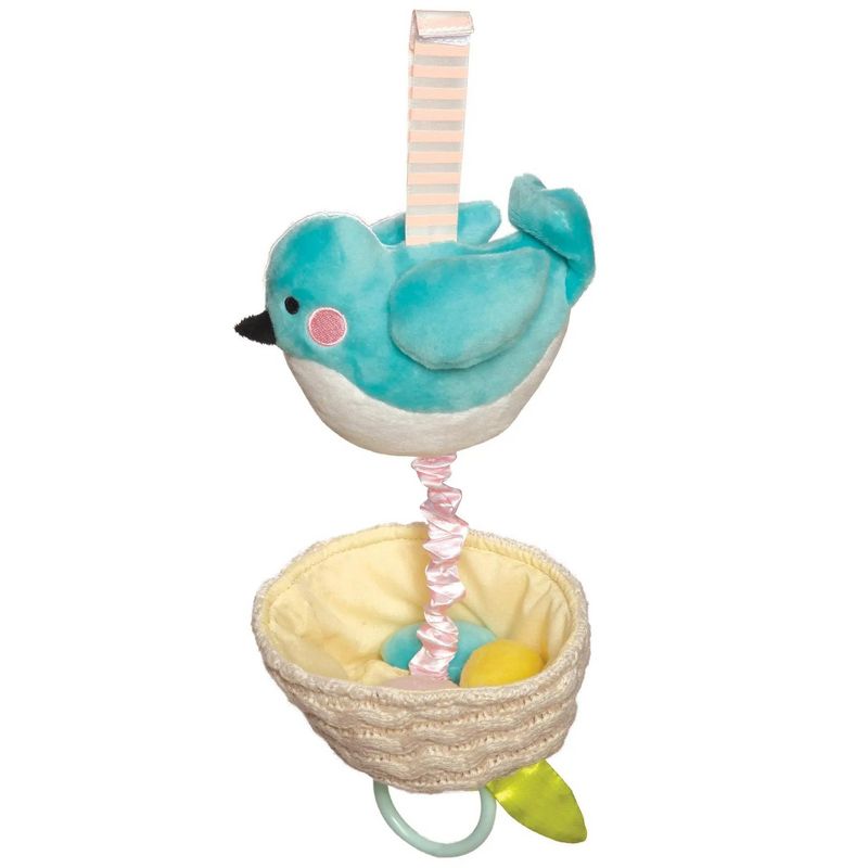 Manhattan Toy Lullaby Bird Pull Musical Crib and Baby Toy, 1 of 6