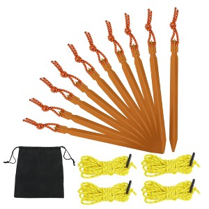 Unique Bargains Triangular Tent Pegs 1 Set - 1 of 4
