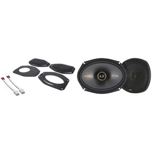 Kicker 51KSC6904 6x9" KS-Series Coaxial Speakers and Sound Bar Mounting Kit Compatible with Jeep JL (2018-2023) & JT (2020-2023) - 1 of 4