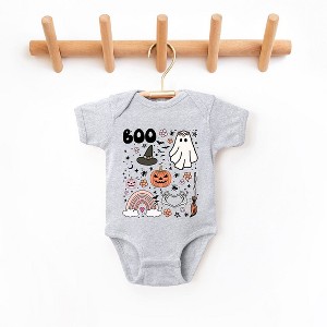 The Juniper Shop Boo Collage Baby Bodysuit - 1 of 3