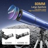 SUGIFT Telescope 80mm Aperture 500mm Astronomical Refractor for Adults Beginners with Tripod Phone Adapter Carry Bag and Accessories - 4 of 4