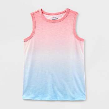 Boys' Adaptive 4th of July Tank Top - Cat & Jack™ Red/White/Blue