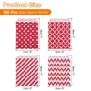 Unique Bargains Greaseproof Kraft Paper Environmentally Beneficial Durability Pastry Bags 100 Pcs - 2 of 4