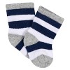 Gerber Baby Boys' 8-Pack Jersey Wiggle Proof® Socks Sports - 6-9 Months - 4 of 4