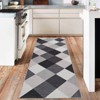 Machine Washable Area Rug With Non-Slip Backing Stain Resistant Easy Cleaning Indoor Carpet For Living Room Bed Dining Room Playroom Office - 2 of 4