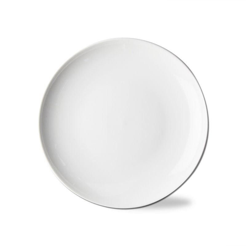tagltd Whiteware Porcelain Dinner Plate, 11 inch Dishwasher Safe, 1 of 4