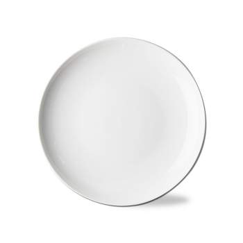 tagltd Whiteware Porcelain Dinner Plate, 11 inch Dishwasher Safe