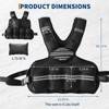 Adjustable Weight Vest for Men and Women,Neoprene Workout Vest for Running, Walking, Gym Training - 2 of 4